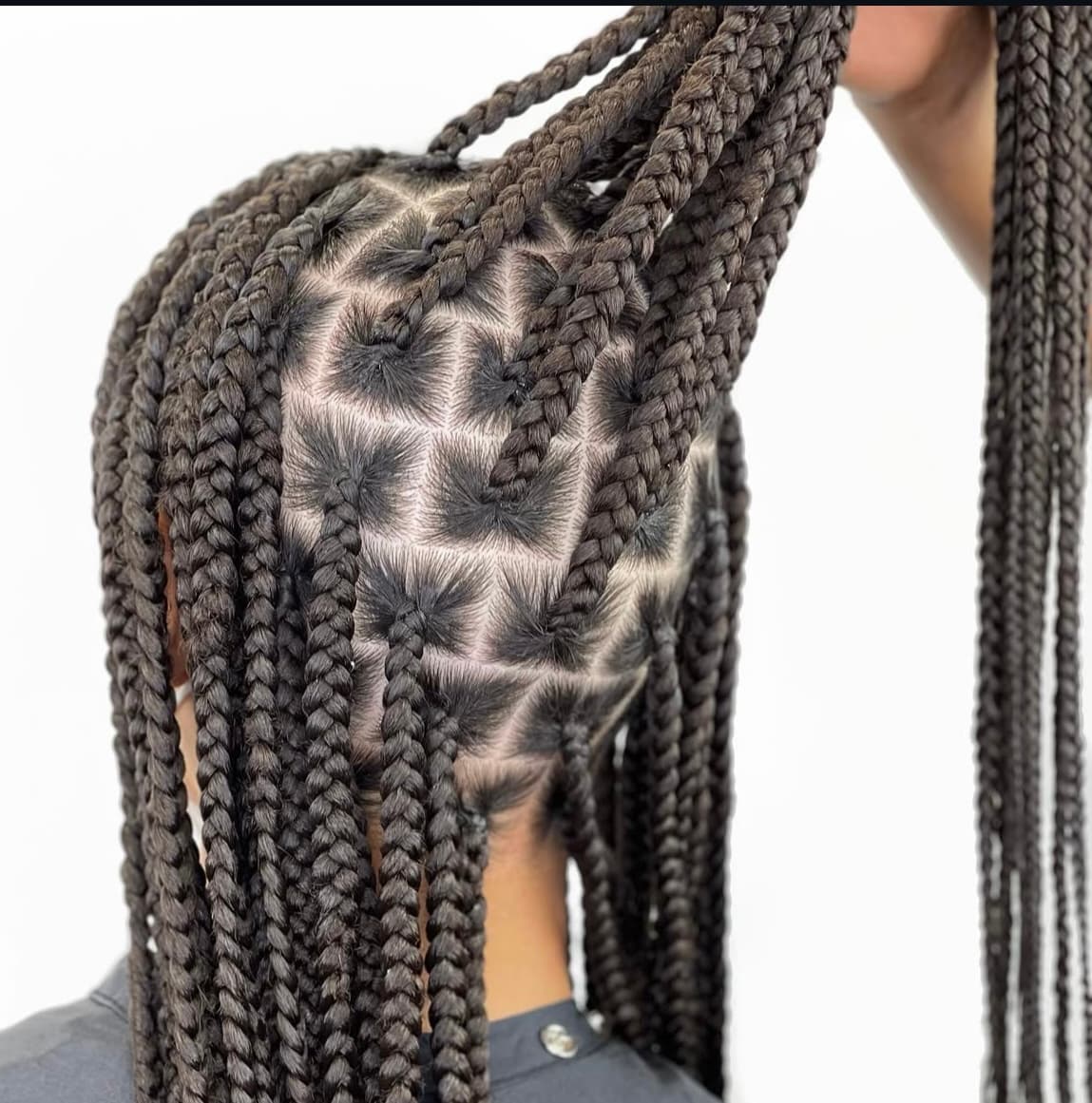 Knotless médium longueur bas des   fesses